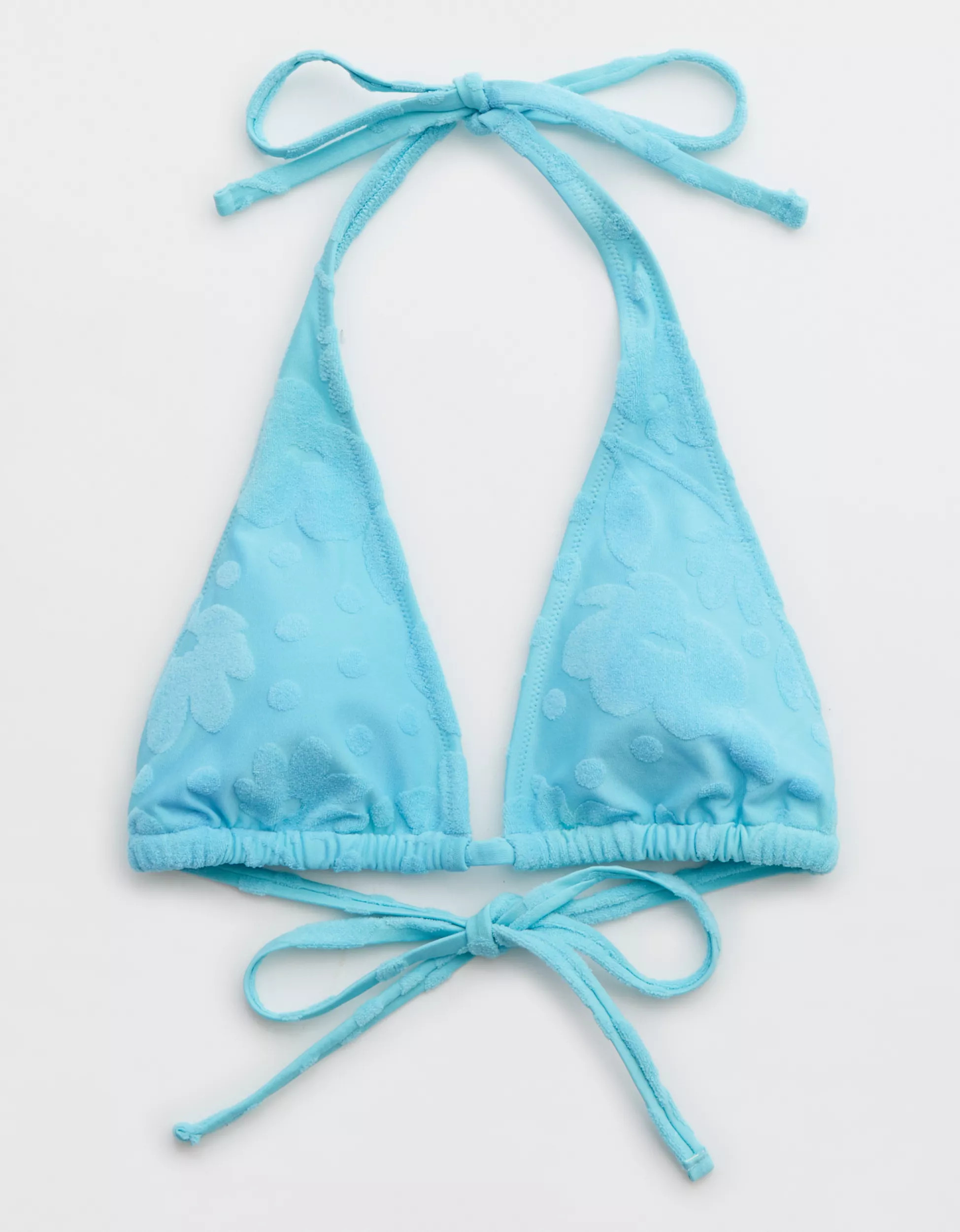 Aerie Terry Triangle Bikini Top | Aerie