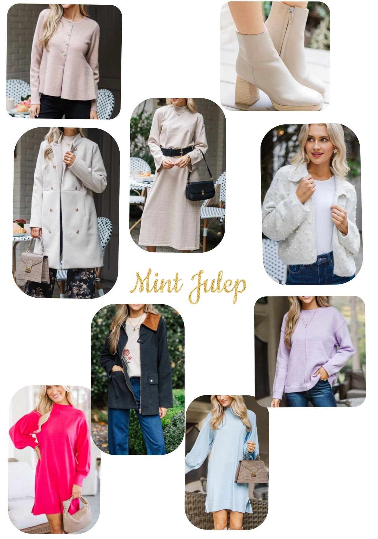 New arrivals from Mint Julep that will be perfect this winter season! I am loving the jackets and the pearl details!! This boutique always hits! 

#LTKSeasonal #LTKFindsUnder100 #LTKootd
