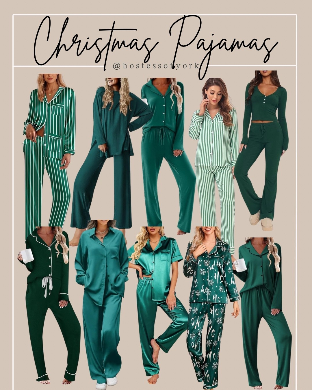Green Christmas pajamas! Order now to have festive pjs for the family this holiday! 

#christmas #gifts #giftguide #pjs #cozy #lounge #loungewear #soft #green #holiday #gift #ideas #aesthetic #outfit

#LTKGiftGuide #LTKHoliday #LTKFindsUnder50