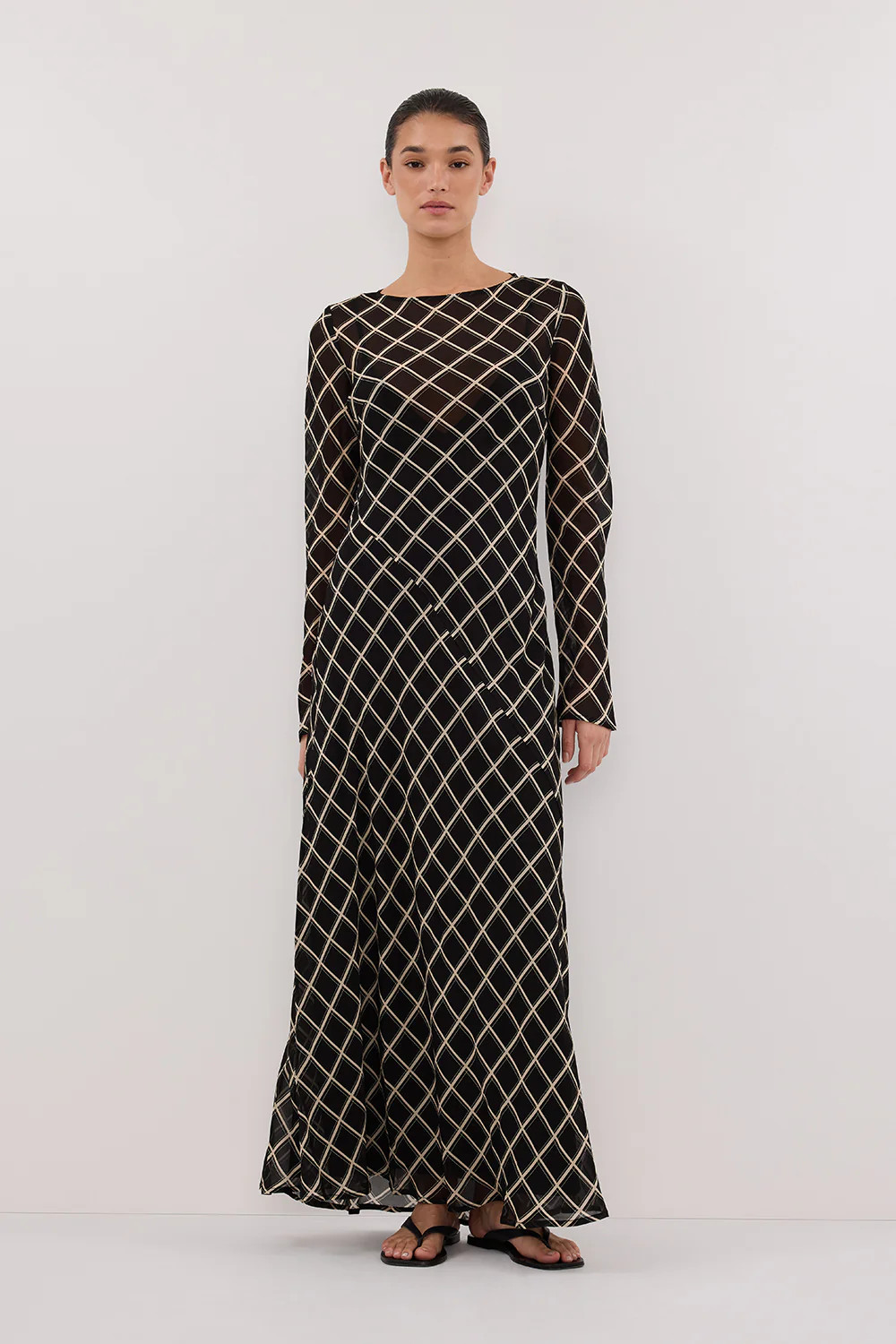 ARLINGTON BLACK GGT MIDI DRESS | DISSH