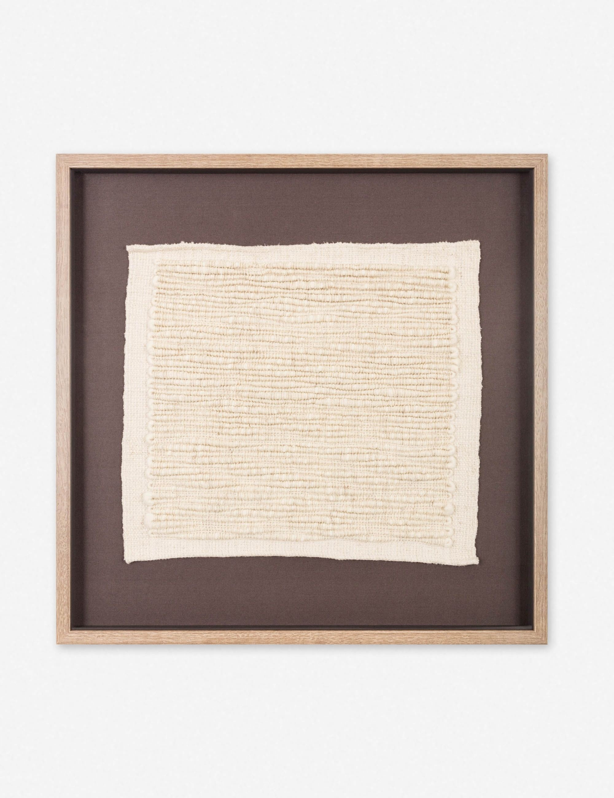 Dahlia Fabric Wall Art, Natural | Lulu and Georgia 