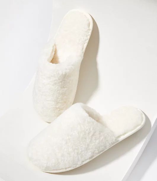 Fleece Slippers | LOFT | LOFT