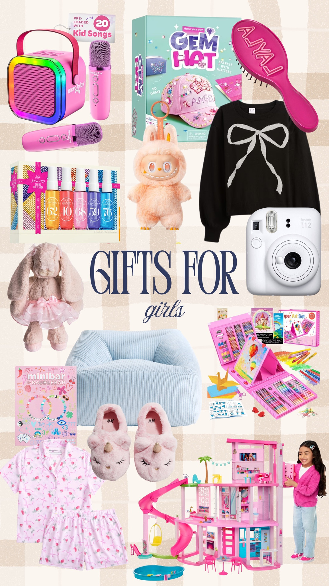 Gifts for girls!!!🩷

holiday gifts, Christmas gifts, trendy gifts, wishlist, holiday favorites, gifts for girls, young girls, camera, sweater, girls toys, hair brush, personalized gifts, slippers, pajamas, perfume 


#LTKSeasonal #LTKHoliday #LTKGiftGuide