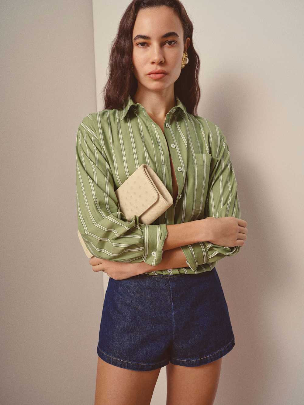 Eli Oversized Shirt | Reformation (Global)