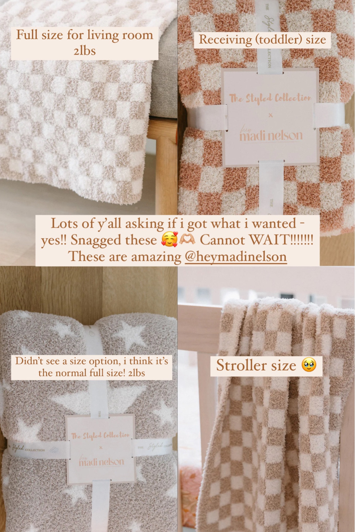 Blankets!!!! Baby blanket, home decor, checkered, stars, baby shower gift 

#LTKfamily #LTKFind #LTKhome