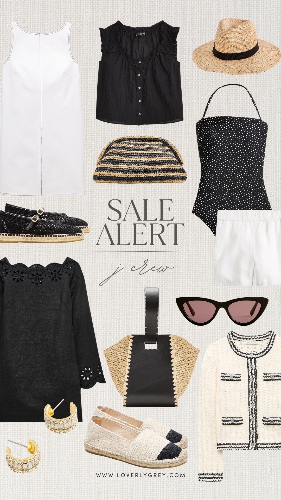 The J.Crew sale is one you don't want to miss! 🤍 Timeless wardrobe staples, vacation-ready accessories, and chic summer styles are all on sale for a limited time. 

Loverly Grey, J.Crew sale, sale alert, summer wardrobe, classic style, vacation outfits, linen dress, espadrilles, woven bag, timeless fashion, summer essentials, black and white outfits

#LTKSaleAlert #LTKSeasonal #LTKTravel
