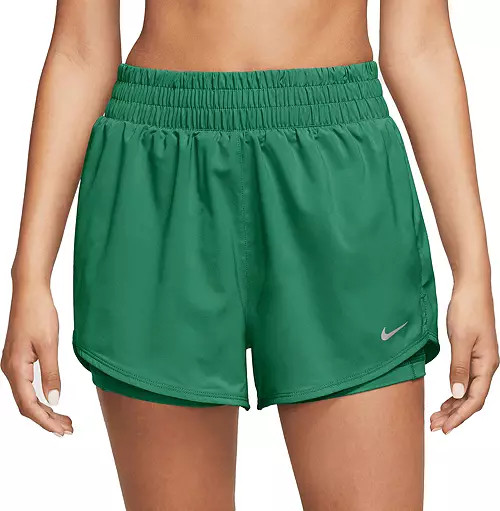 Nike One Women's Dri-FIT High-Waisted 3" 2-in-1 Shorts | Dick's Sporting Goods