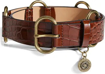 Sam Edelman Croc Embossed Link Belt | Nordstrom | Nordstrom