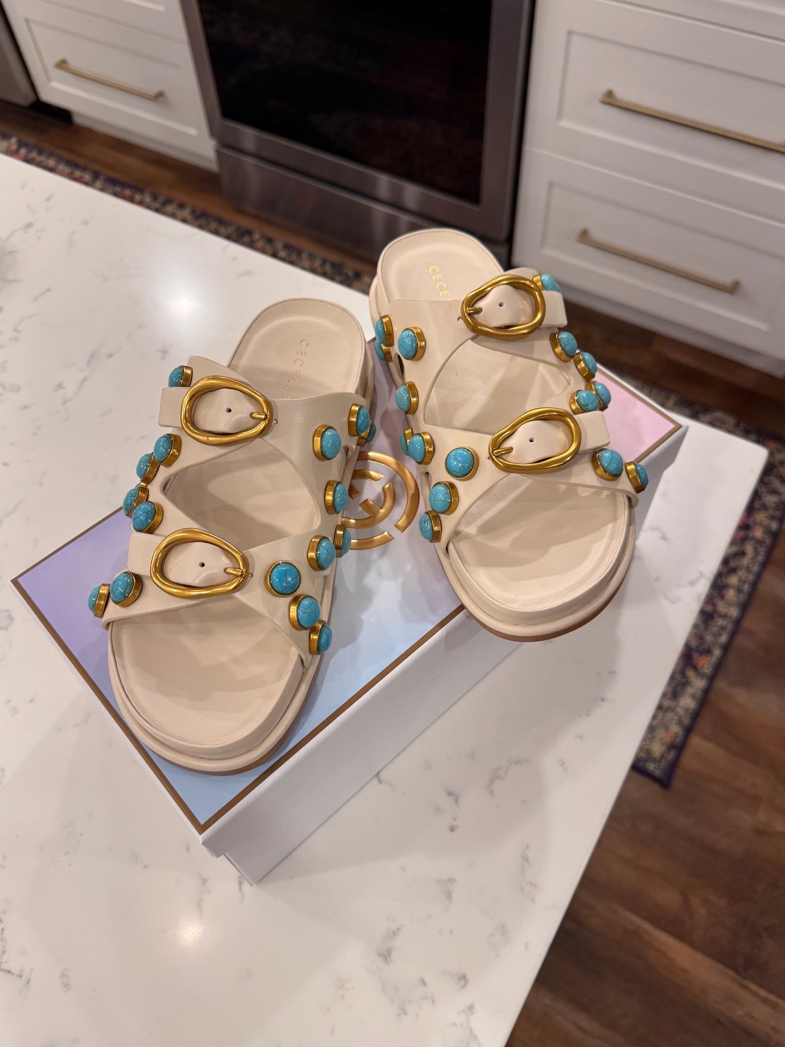 fun pair of maximalist sandals for summer 

 #LTKootd #LTKSeasonal #LTKTravel