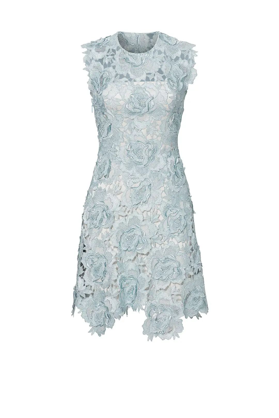 CATHERINE DEANE Blue Lace Fjola Dress | Rent The Runway