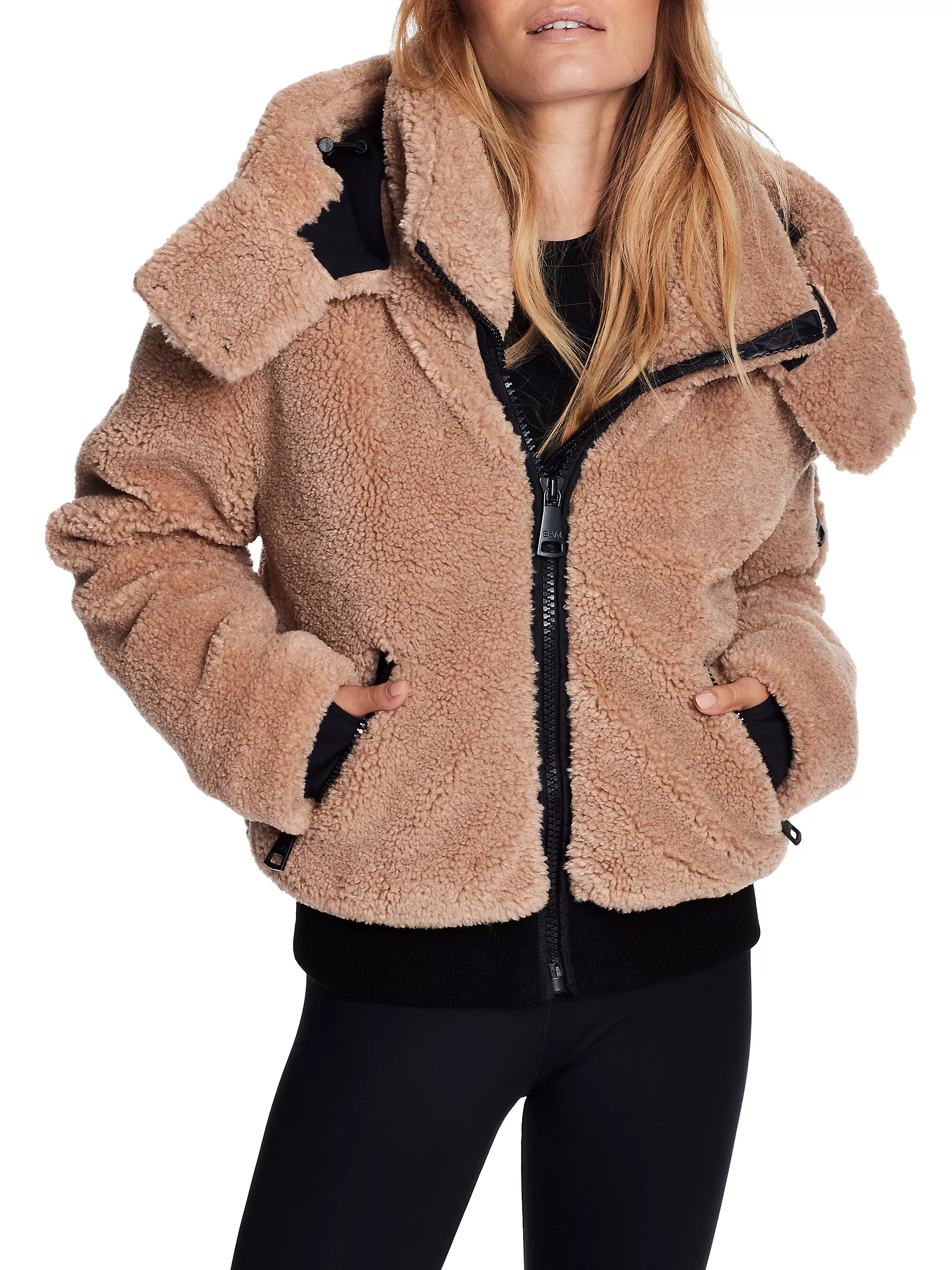 Nala Hooded Sherpa Jacket | Saks Fifth Avenue