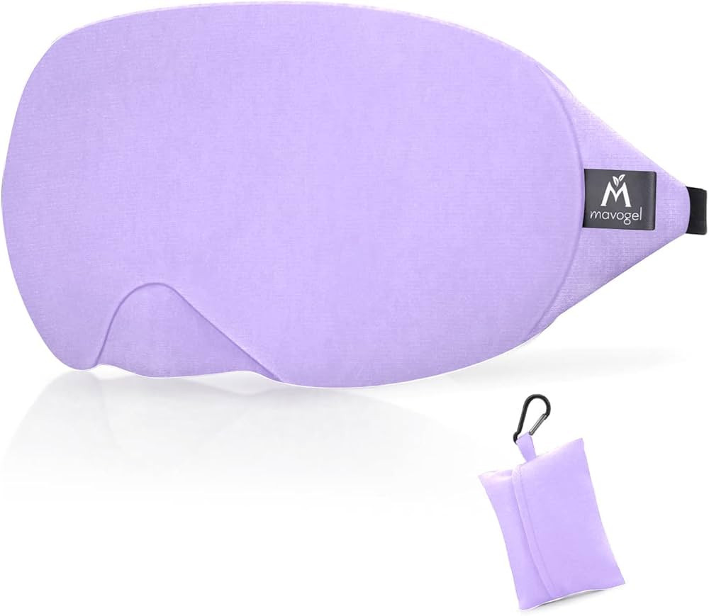 Mavogel Cotton Sleep Mask - 100% Handmade, Light Blocking Sleep Eye Mask with Updated Bending Nos... | Amazon (US)