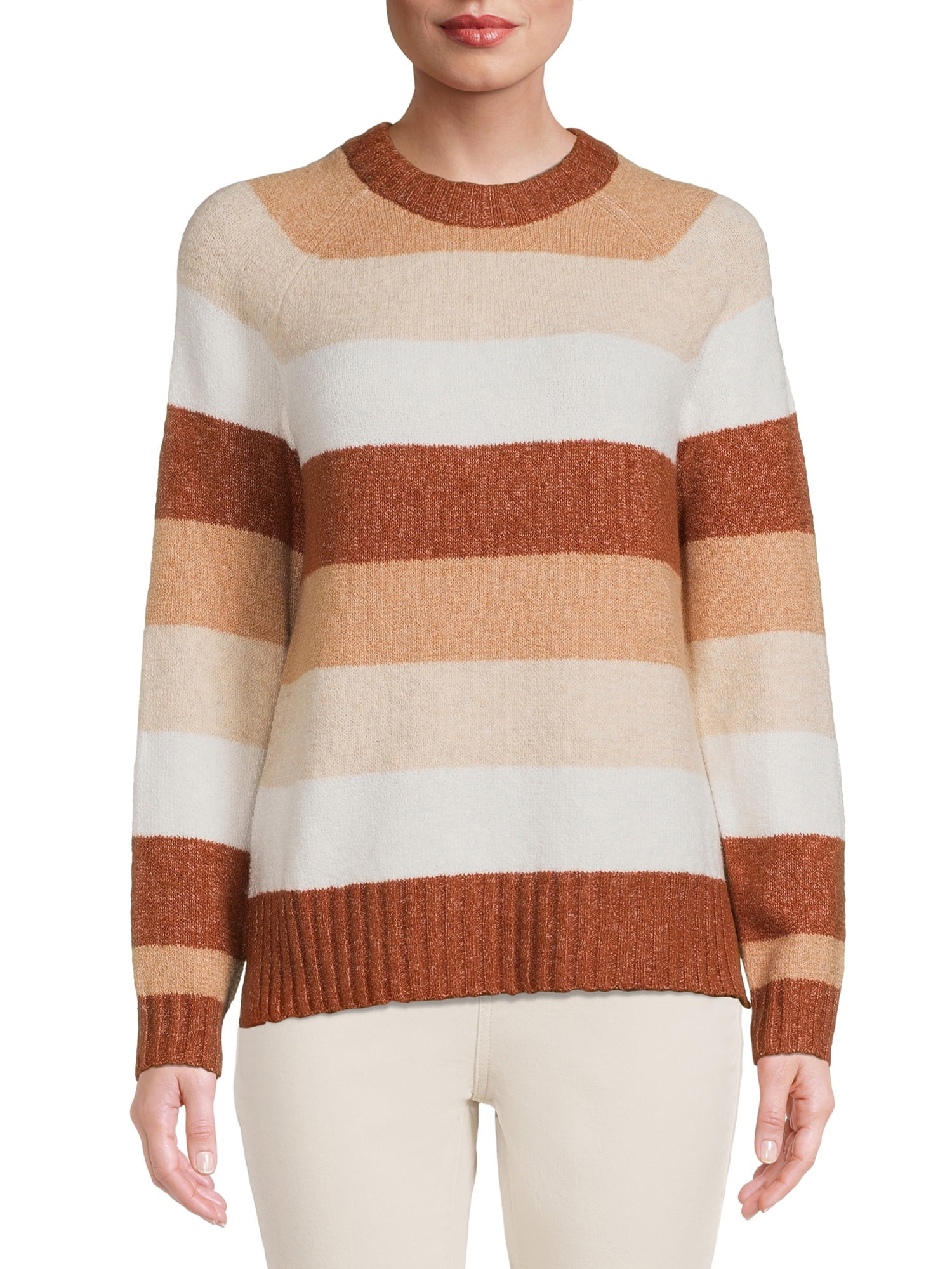 Time and Tru Women's Super Soft Pullover Sweater - Walmart.com | Walmart (US)