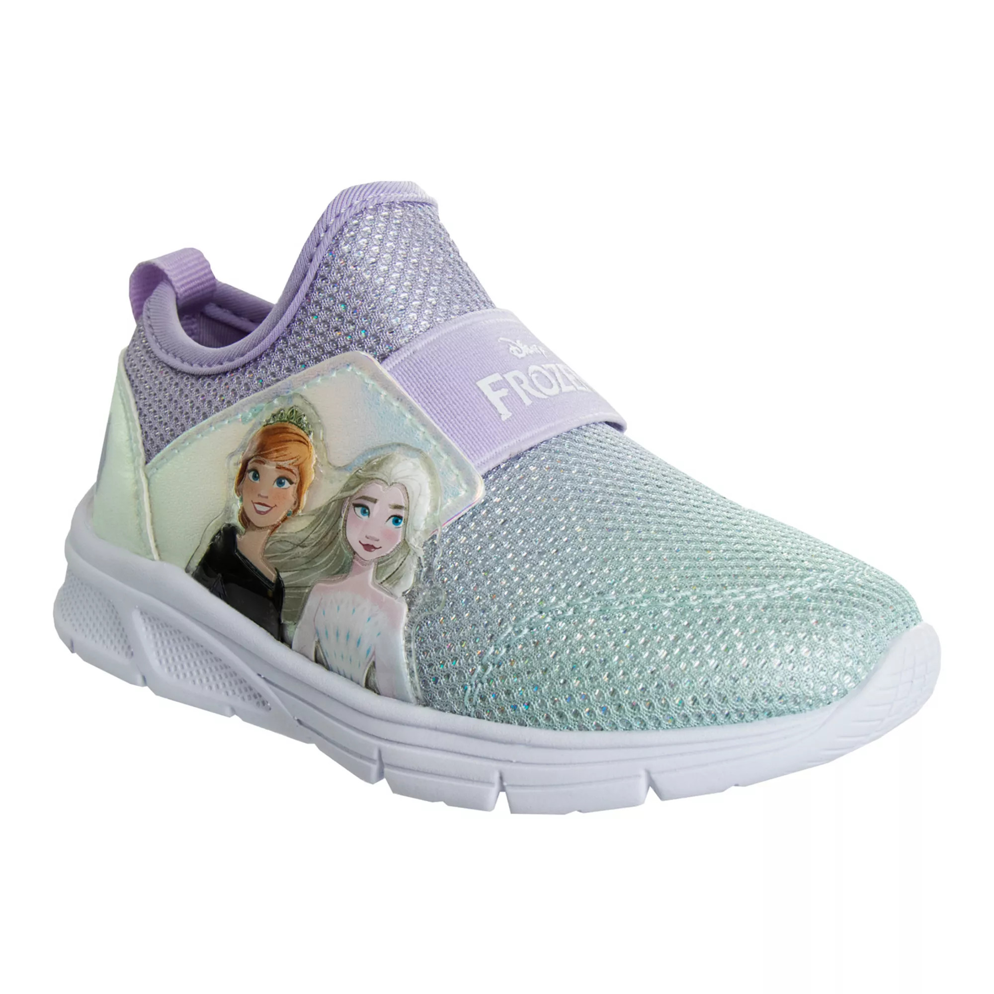 Disney's Frozen Anna and Elsa Kid Girls' Slip-On Light-Up Sneakers | Kohl's