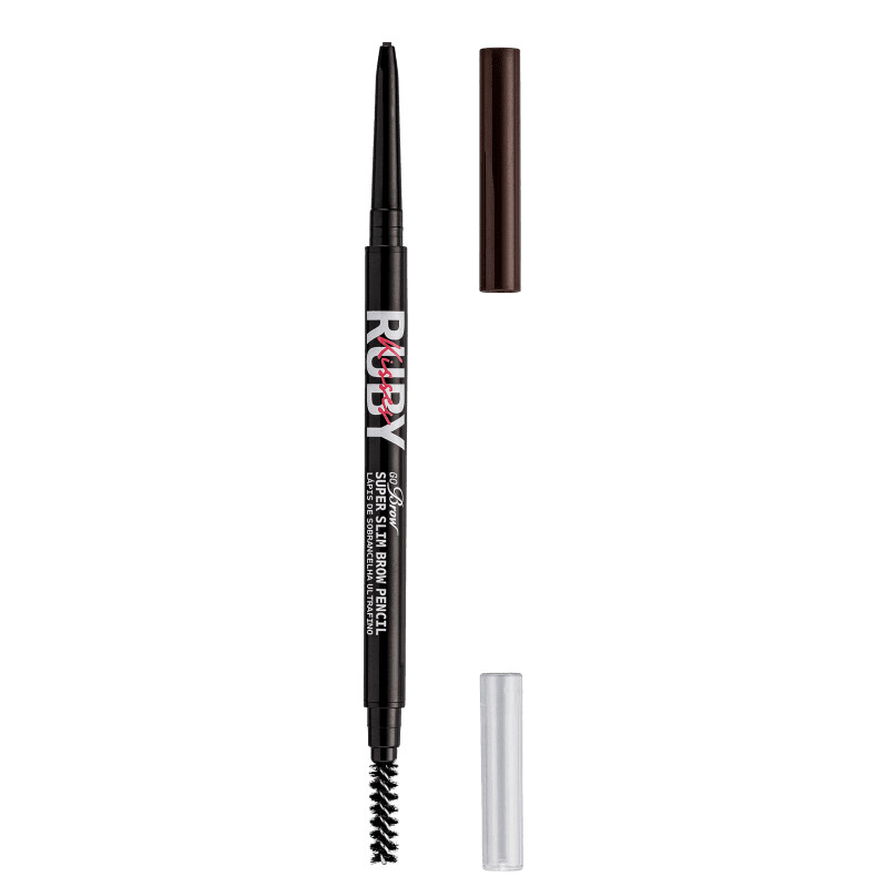 Lápis de Sobrancelha Ruby Kisses Go Brow Ultrafino Black Brown | Beleza na Web | Beleza Na Web (BR)
