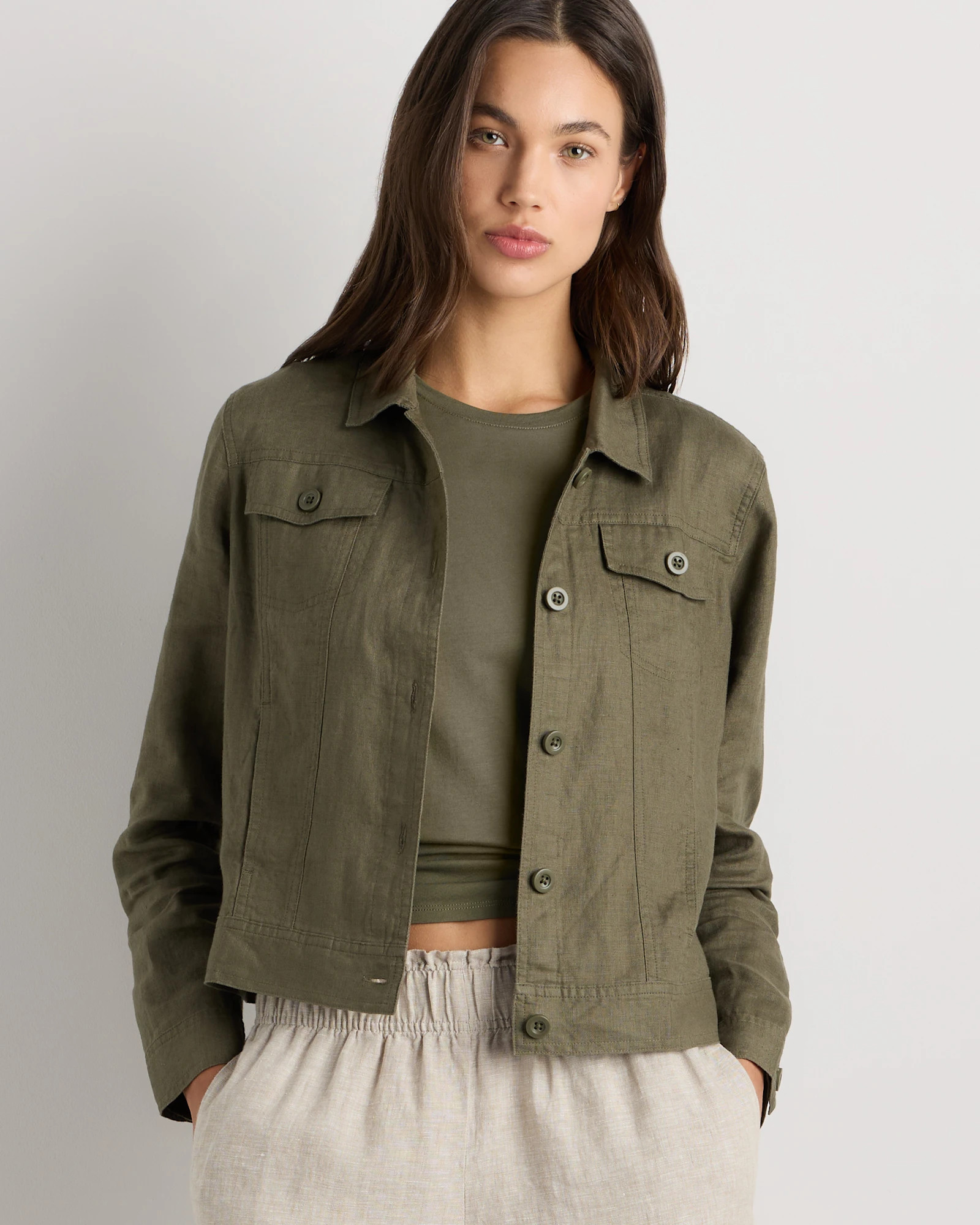 100% European Linen Jacket | Quince