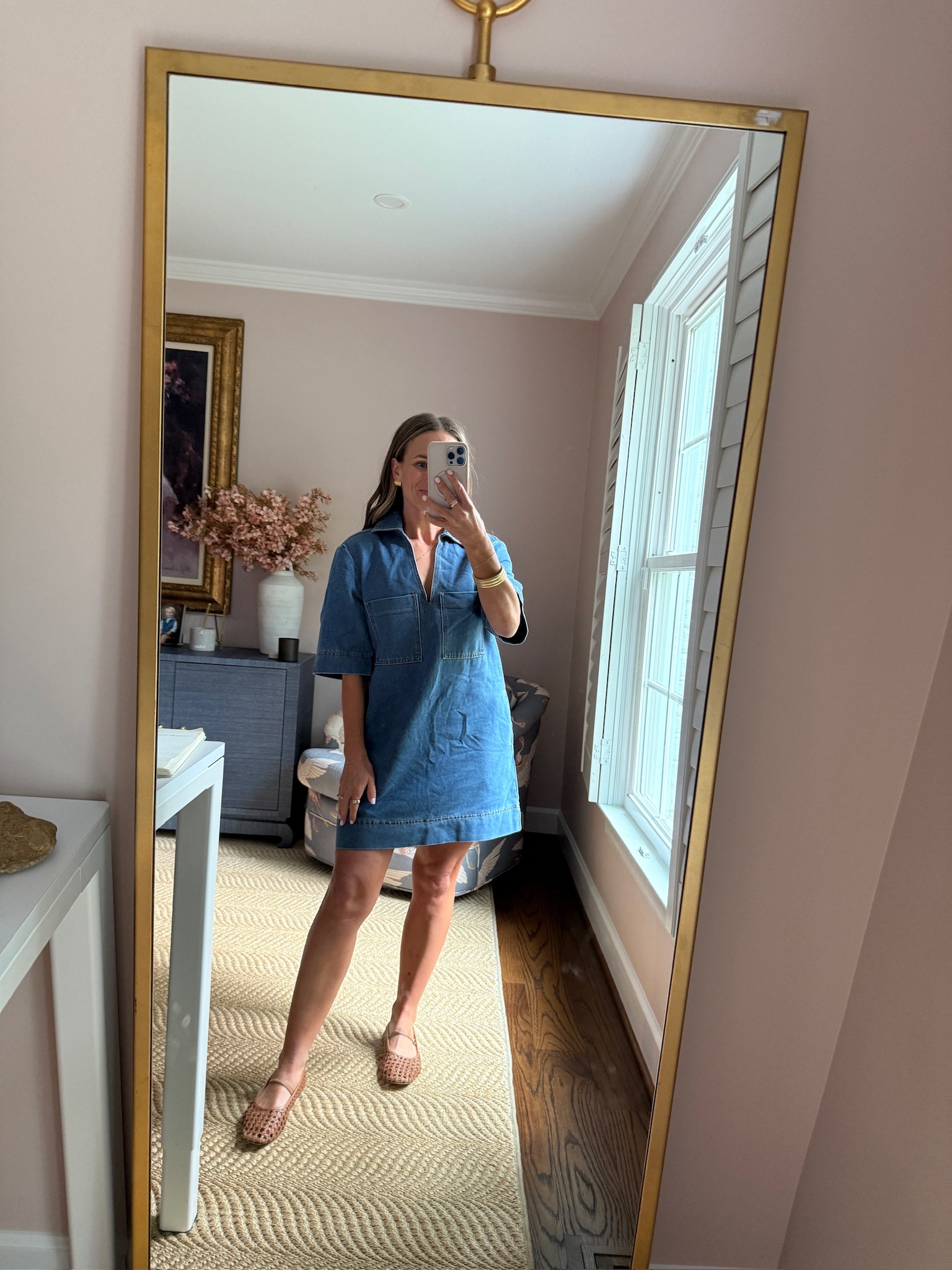 Denim dress from Amazon! 