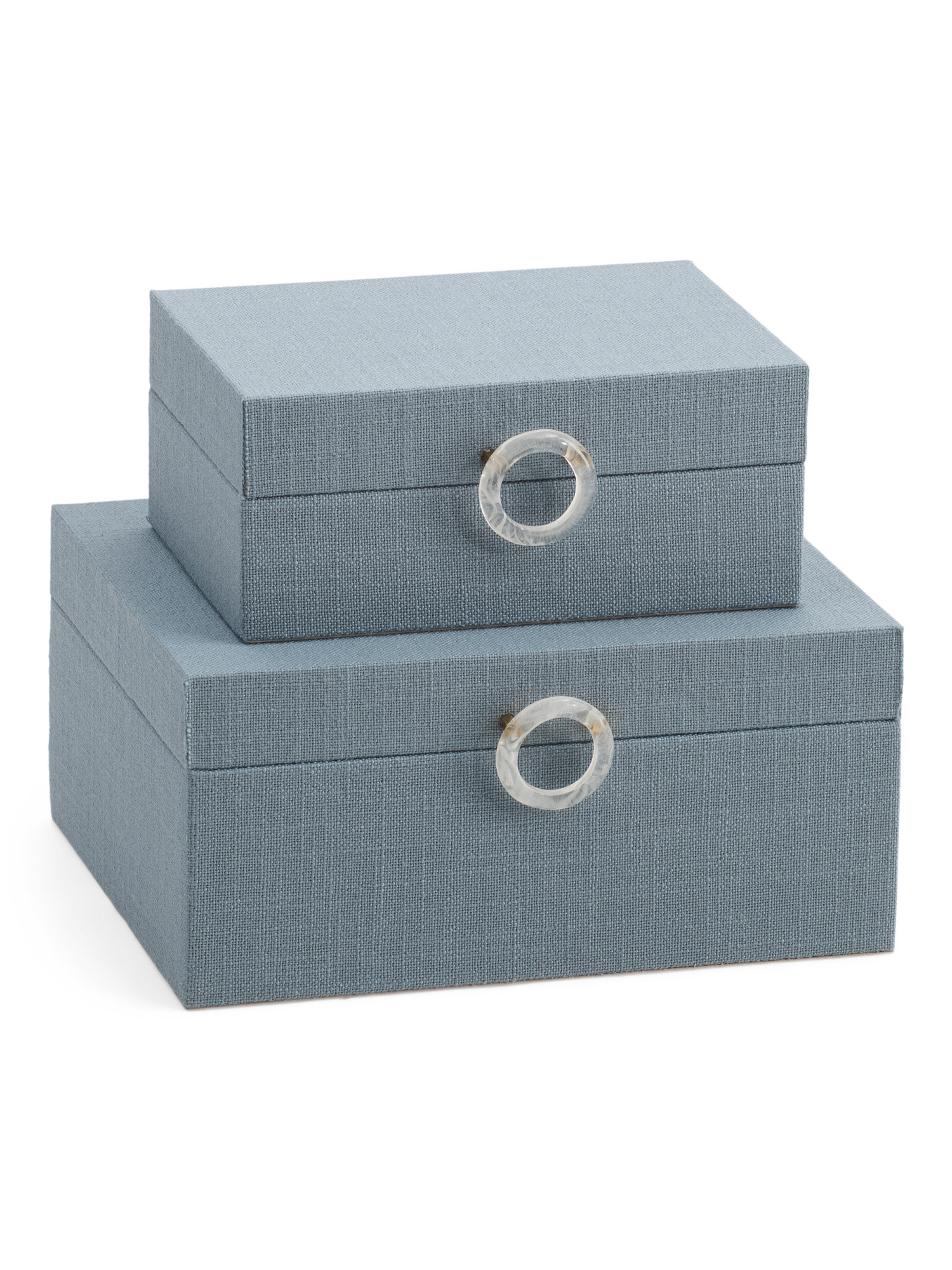 Set Of 2 Boxes With Ring Clasp | TJ Maxx