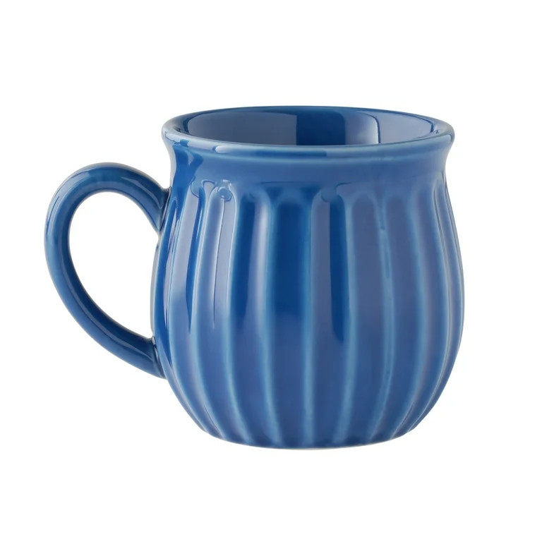 The Pioneer Woman Colette 12-Ounce Stoneware Mug, Blue - Walmart.com | Walmart (US)
