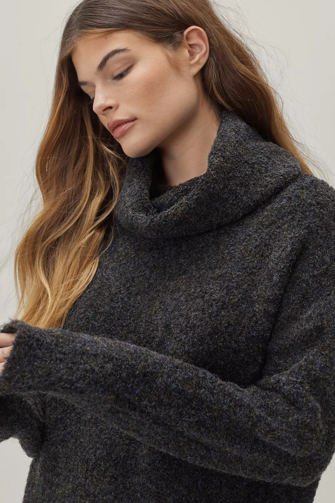 Cowl Neck Knitted Mini Dress | NastyGal (UK, IE)