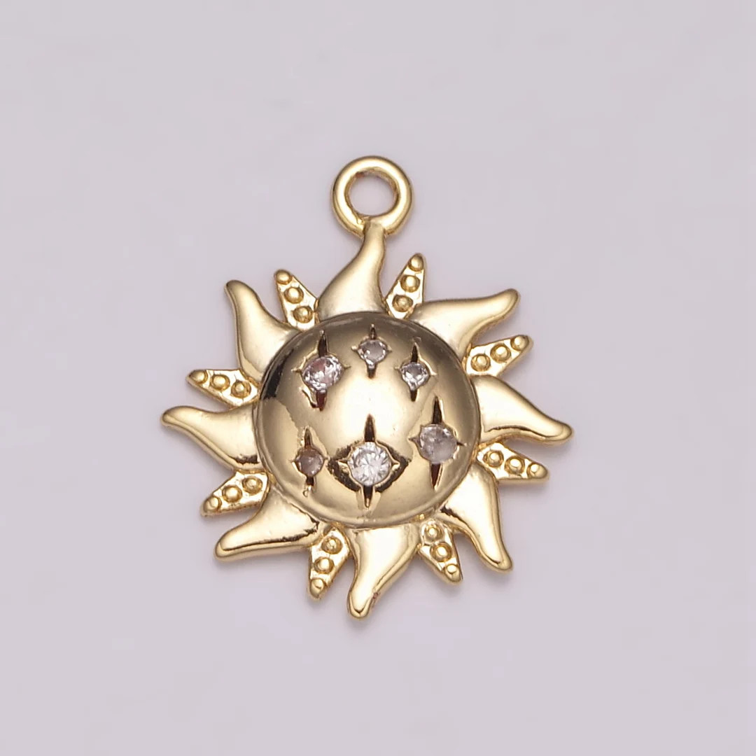 Mini Gold Sun Charm ,sunburst Charm, Bohemian Charms, Jewelry Diy, Bracelet Charm, Sun Pendant - ... | Etsy (US)