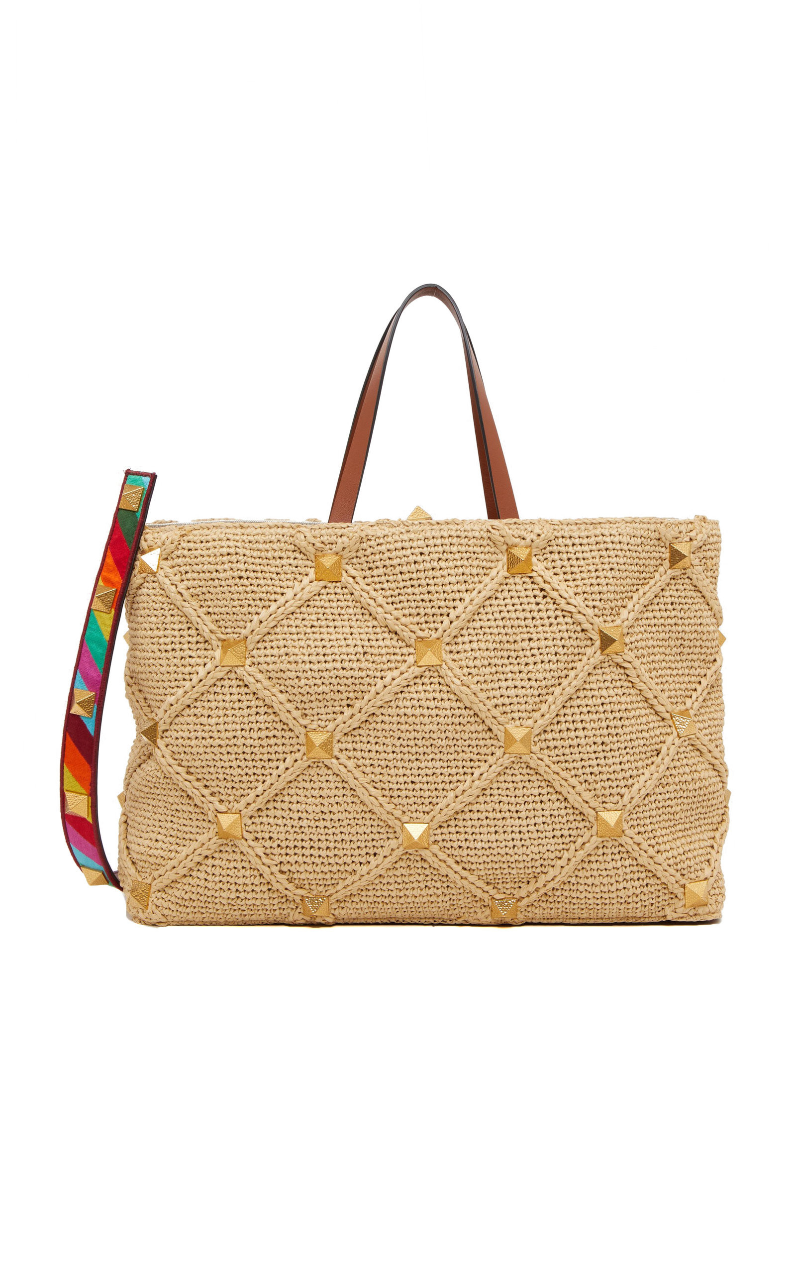 Valentino Garavani Large Raffia Tote Bag | Moda Operandi (Global)