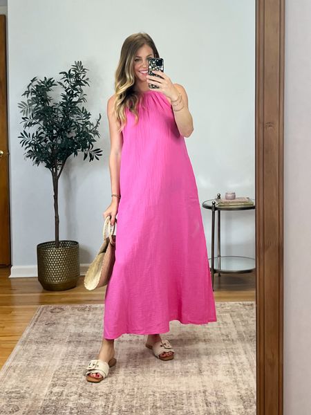 Love this maxi dress! Such a fun color! Nice and lightweight for summer and has a pretty texture with a scoop back! Size XS

#LTKFindsUnder100 #LTKStyleTip #LTKFindsUnder50