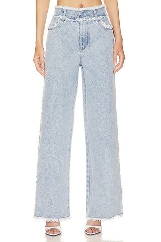 BY.DYLN Montanna Jeans in Light Blue from Revolve.com | Revolve Clothing (Global)