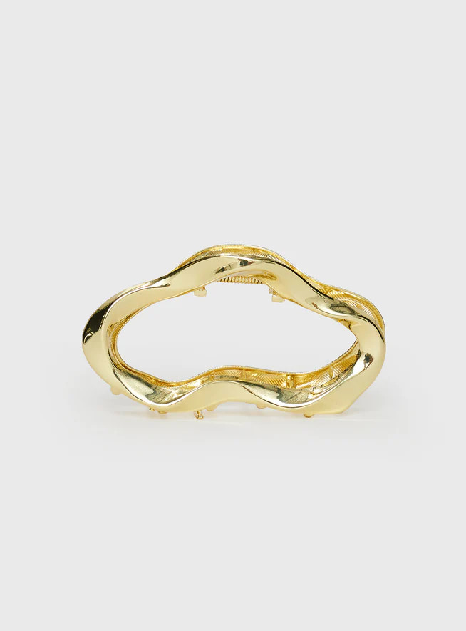 Take It Off Hair Clip Gold | Princess Polly US