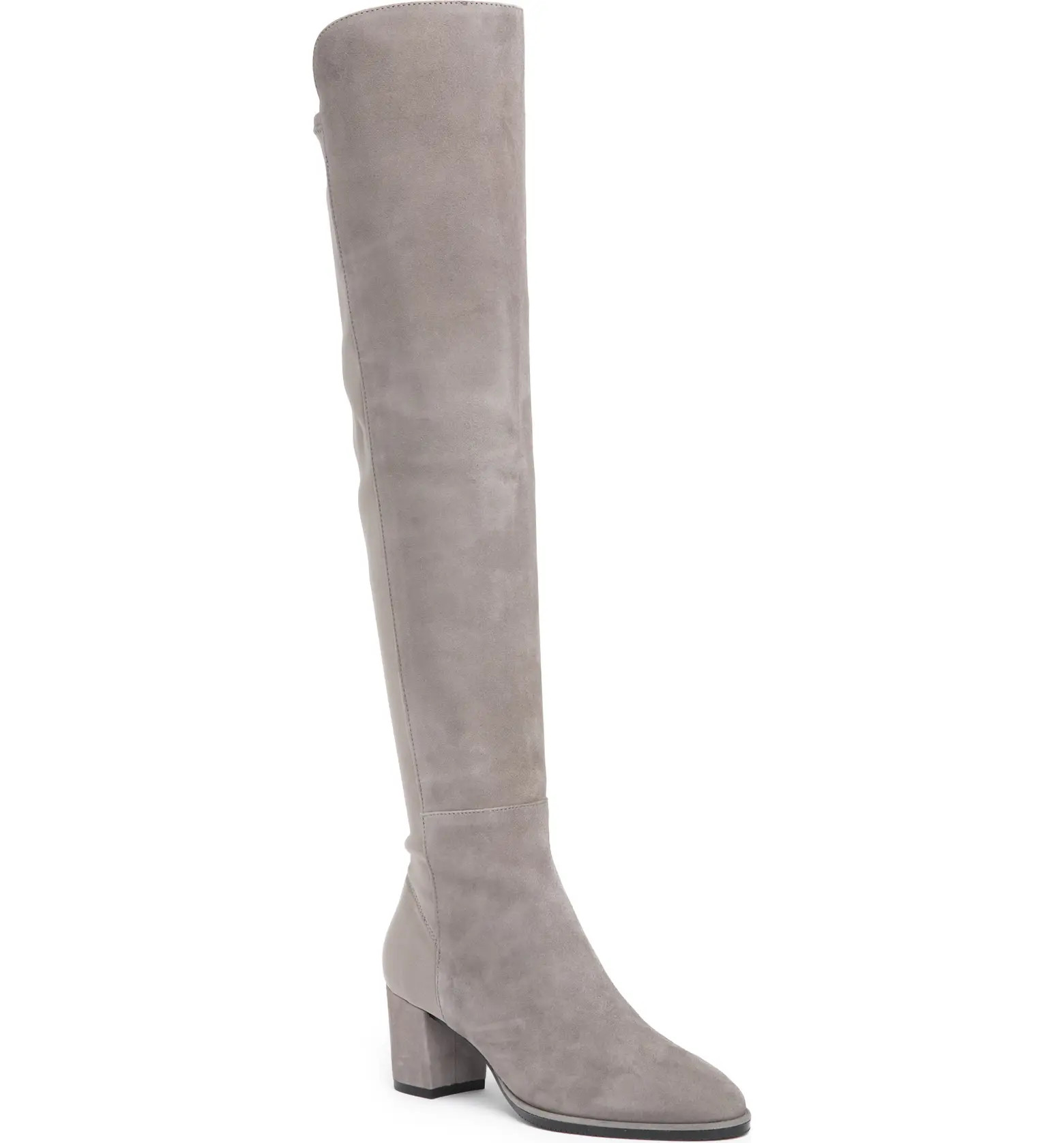 Stuart Weitzman Harper Thigh High Leather Block Heel Boot | Nordstromrack | Nordstrom Rack