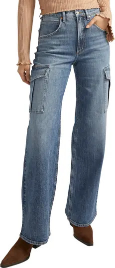 High Waist Wide Leg Cargo Jeans | Nordstrom