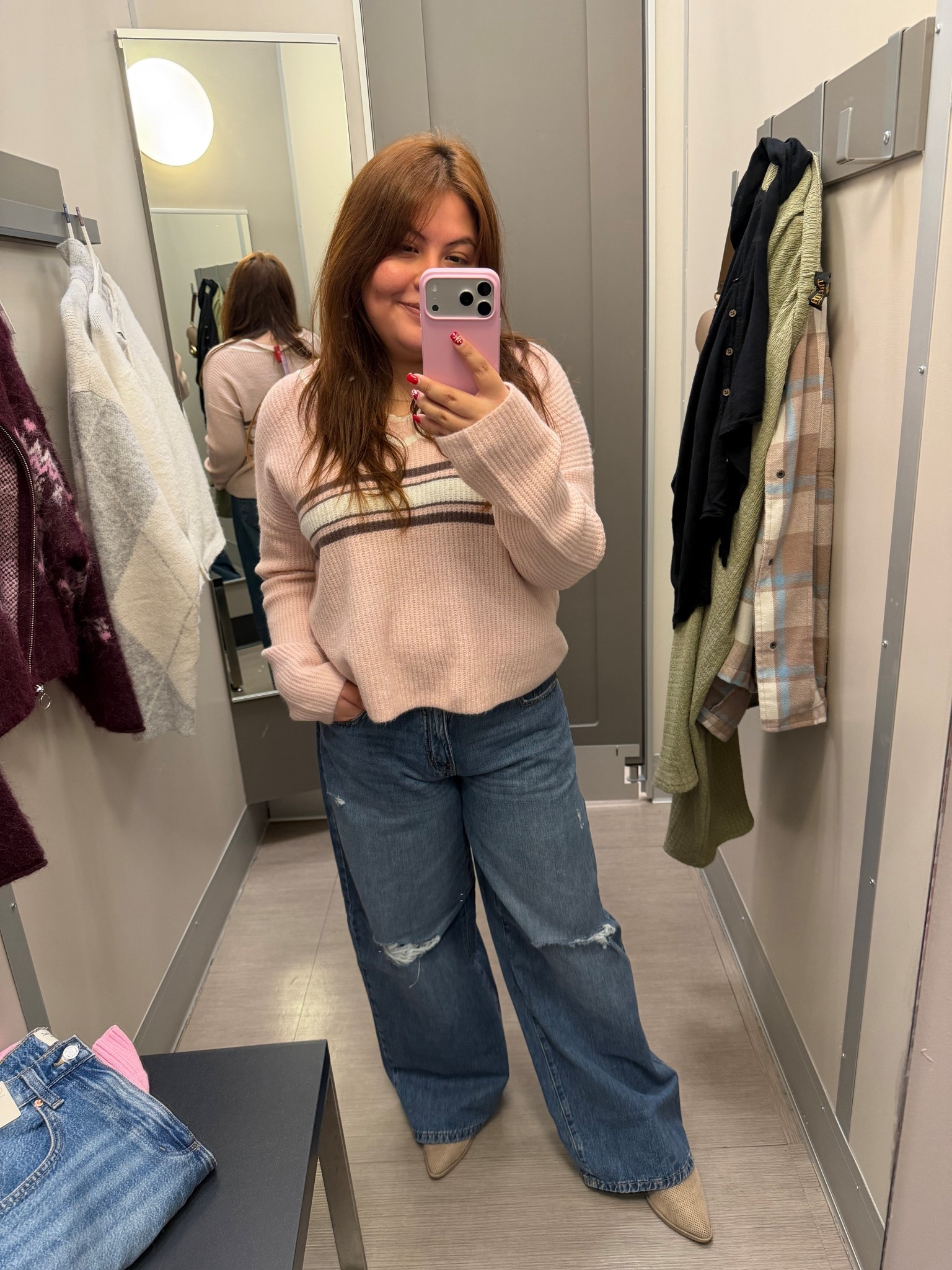 I’m obsessed on how soft the sweater is and they have so many different colors! 💕
Sweater size large
Jean size 10


#LTKFindsUnder50 #LTKMidsize #LTKSaleAlert