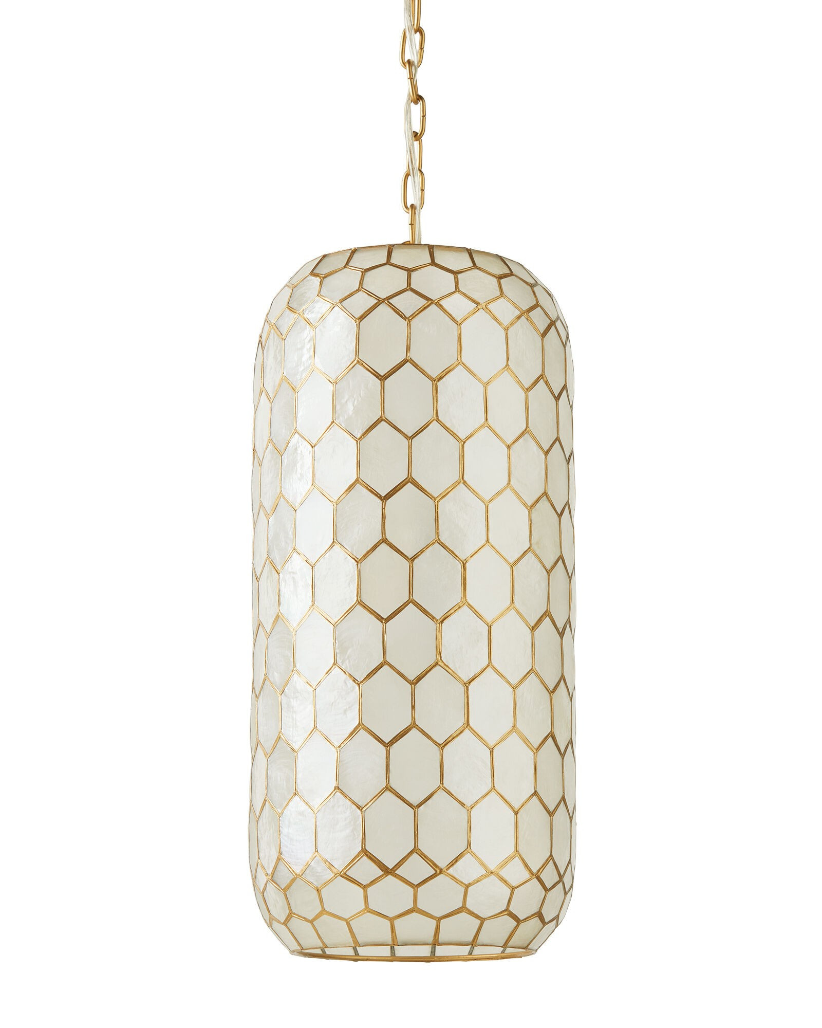 Capiz Oblong Pendant | Serena and Lily