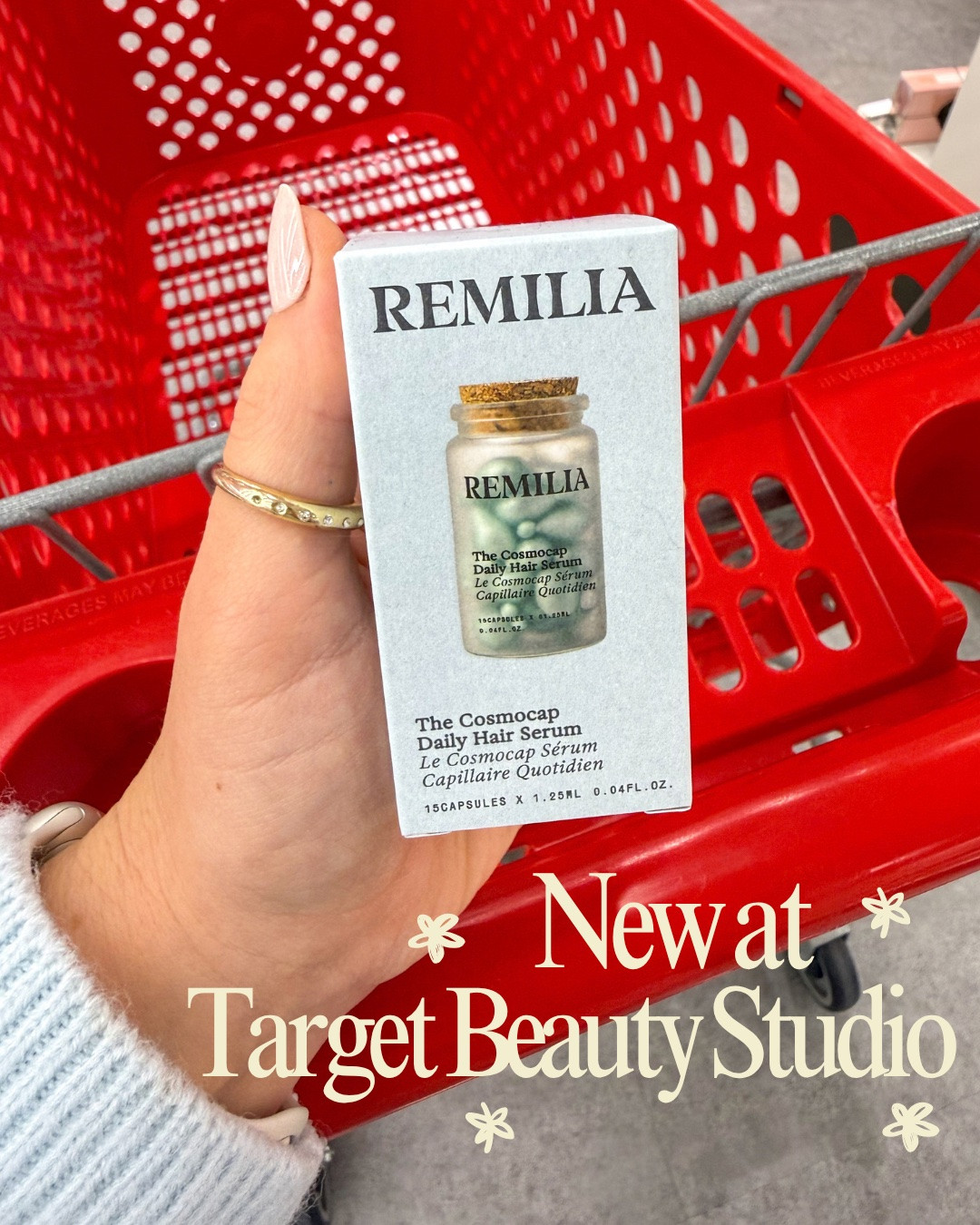 I went into Target to check out the new Target Beauty Studio and came home with a new hair ritual✨ The Cosmocap immediately caught my eye- these biodegradable capsules are actually hair serum! Just twist, squeeze onto damp hair and it gives you the prettiest shine and softness- all while helping to take frizz and protect against breakage. The scent is amazing too- vanilla, jasmine, cedar wood and rose. I love the Target exclusive Hair Capsule set, which comes with both full-size and mini Cosmocap capsules. They have a variety of other hair products to try like the Green Goddess Shampoo & Conditioner, Green Coco Hair Mask and Rice & Shine leave in. If you're looking for something new that's worth adding to your hair ritual, check out @remiliahair at Target Beauty Studio!

#LTKBeauty #LTKgrwm #LTKselfcare