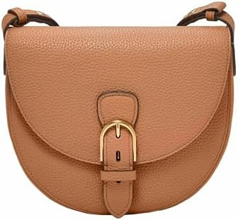Fossil Women's Everleigh Leather Flap Crossbody Purse Handbag | Amazon (US)