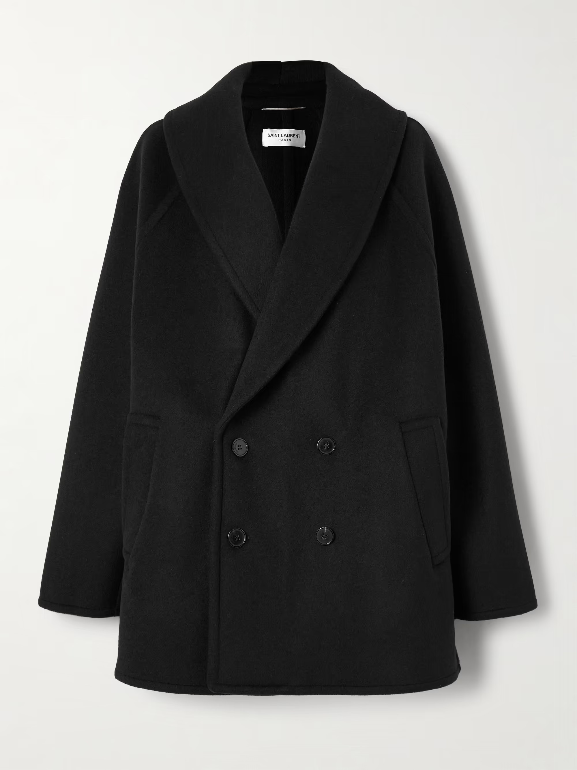 Double-breasted wool and cashmere-blend coat | NET-A-PORTER (US)