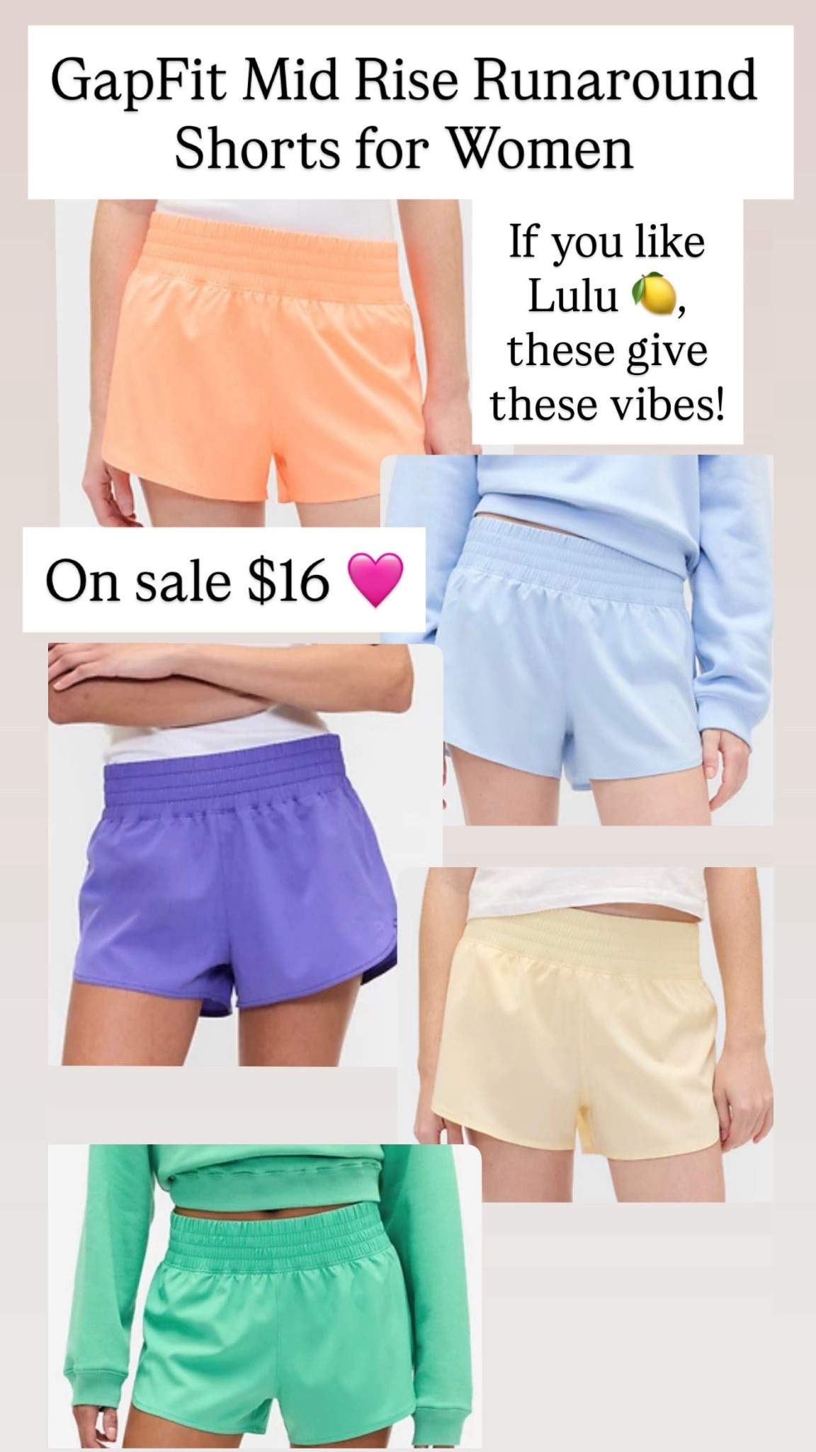 GapFit 3" Mid Rise Runaround Shorts are $16

#LTKActive #LTKSaleAlert
