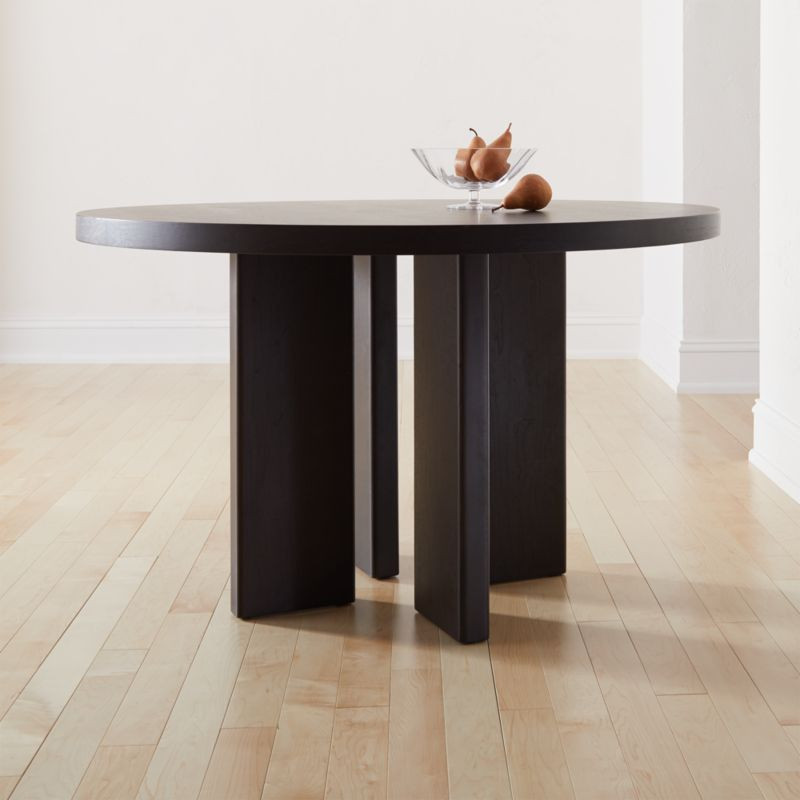 Shadow Blackened Wood Dining Table + Reviews | CB2 | CB2