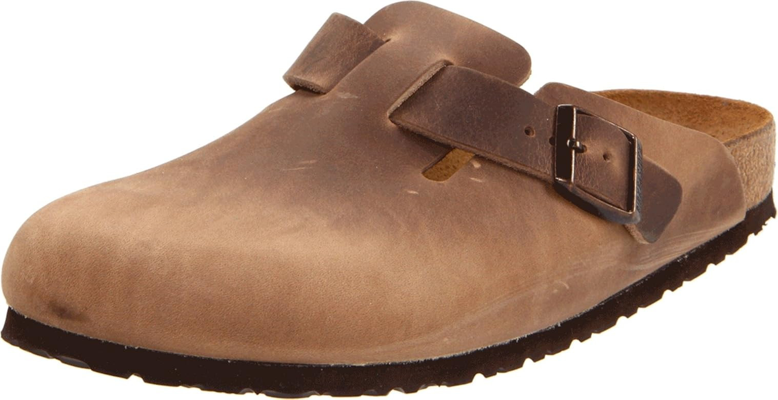Birkenstock unisex-adult Boston Leather | Amazon (US)