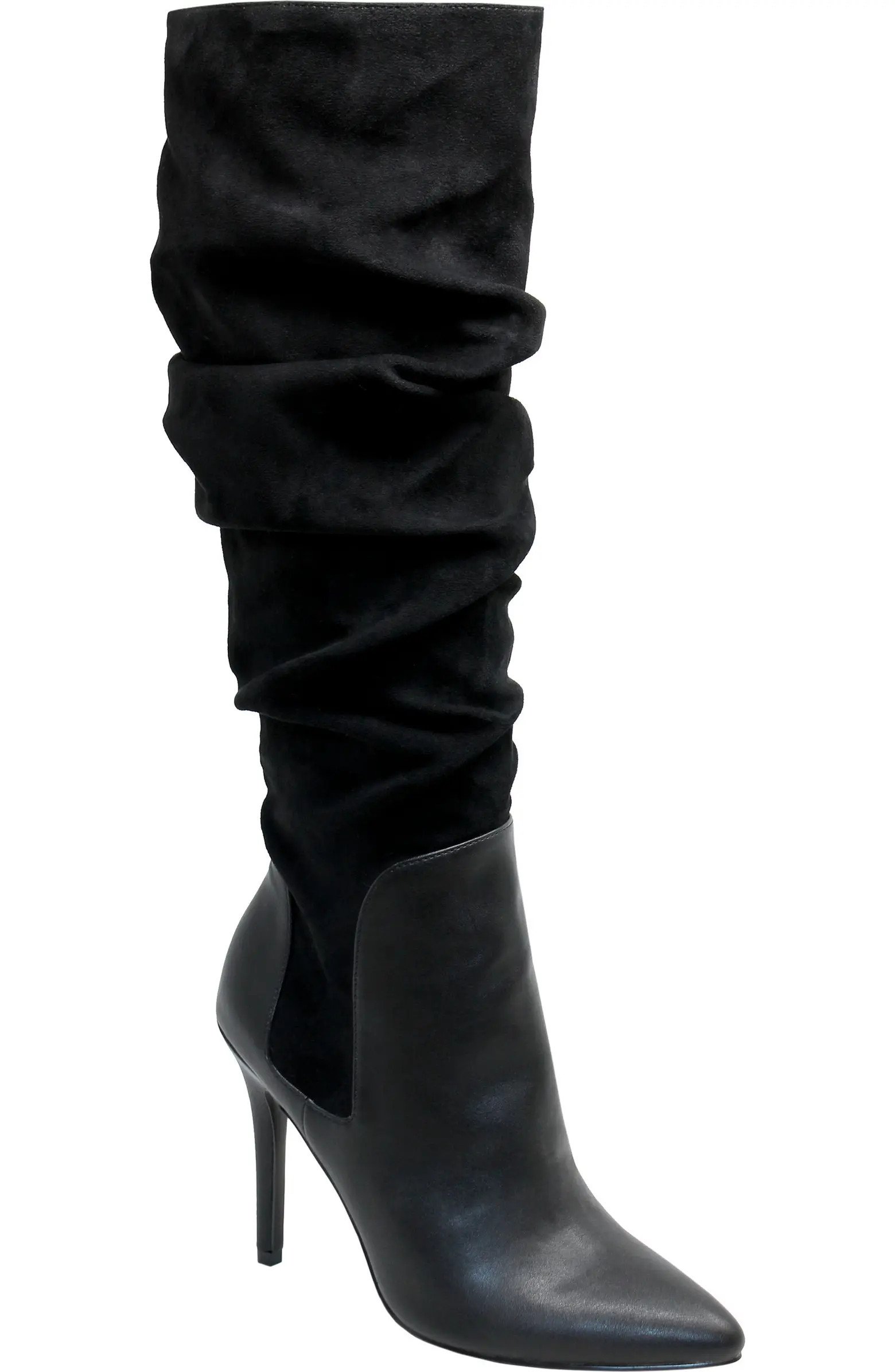 Playa Scrunch Pointed Toe Knee High Boot (Women) | Nordstrom