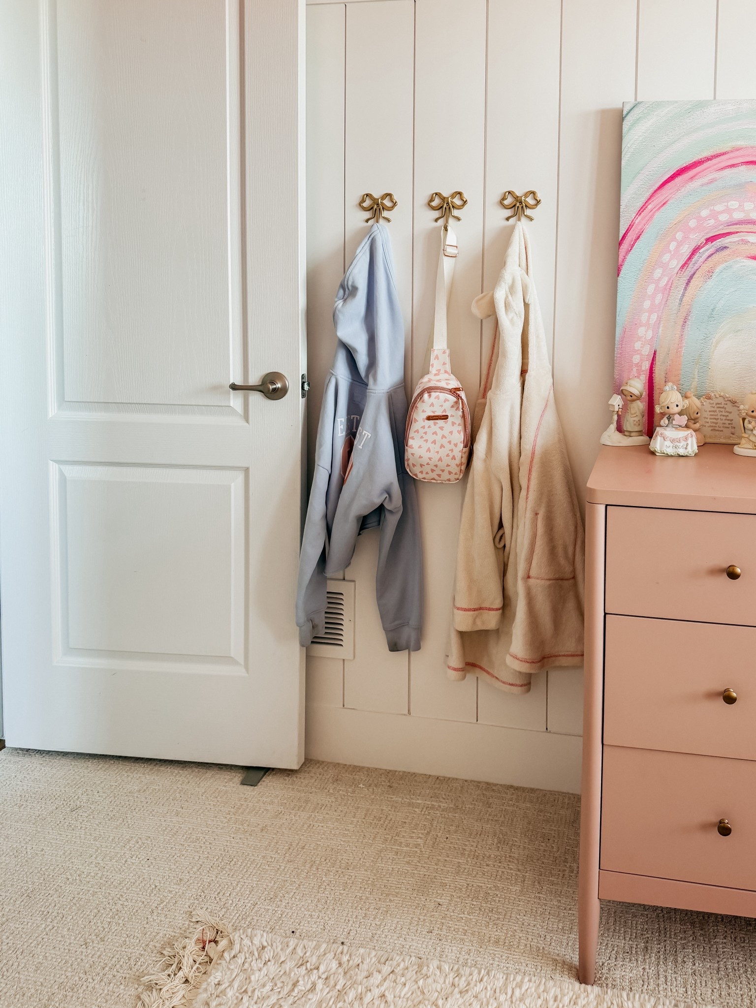 Linking the bow hooks and kids dresser from Crate + Barrel. 

#LTKBaby #LTKKids #LTKHome