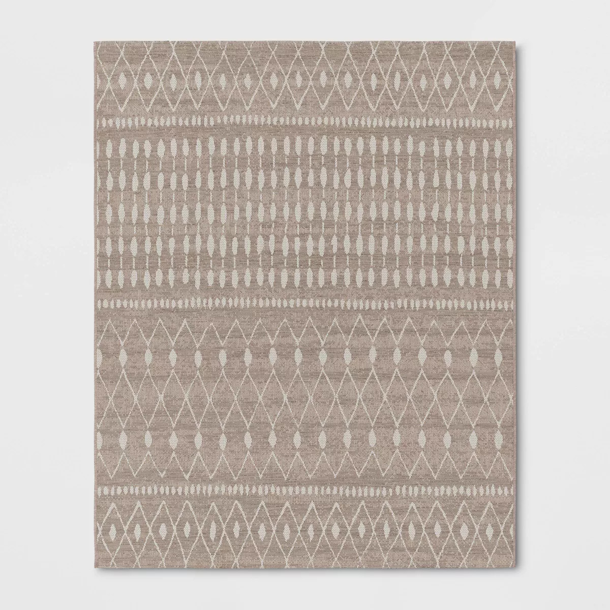 Neutral Moroccan Rectangular Woven Indoor Outdoor Rug - Threshold™ | Target