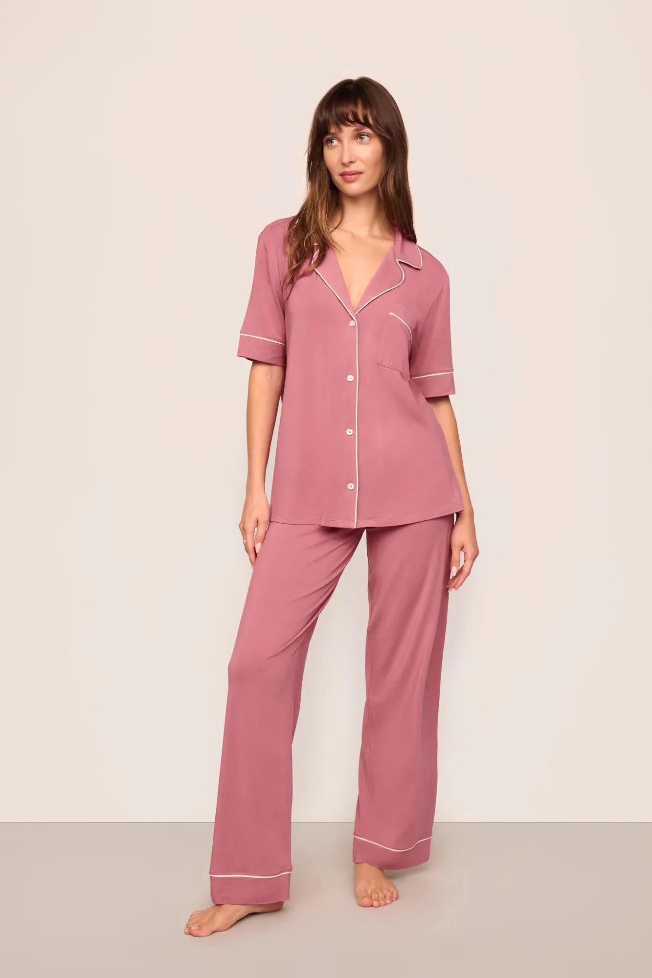 Gisele TENCEL™ Modal Short Sleeve & Pant PJ Set | Eberjey