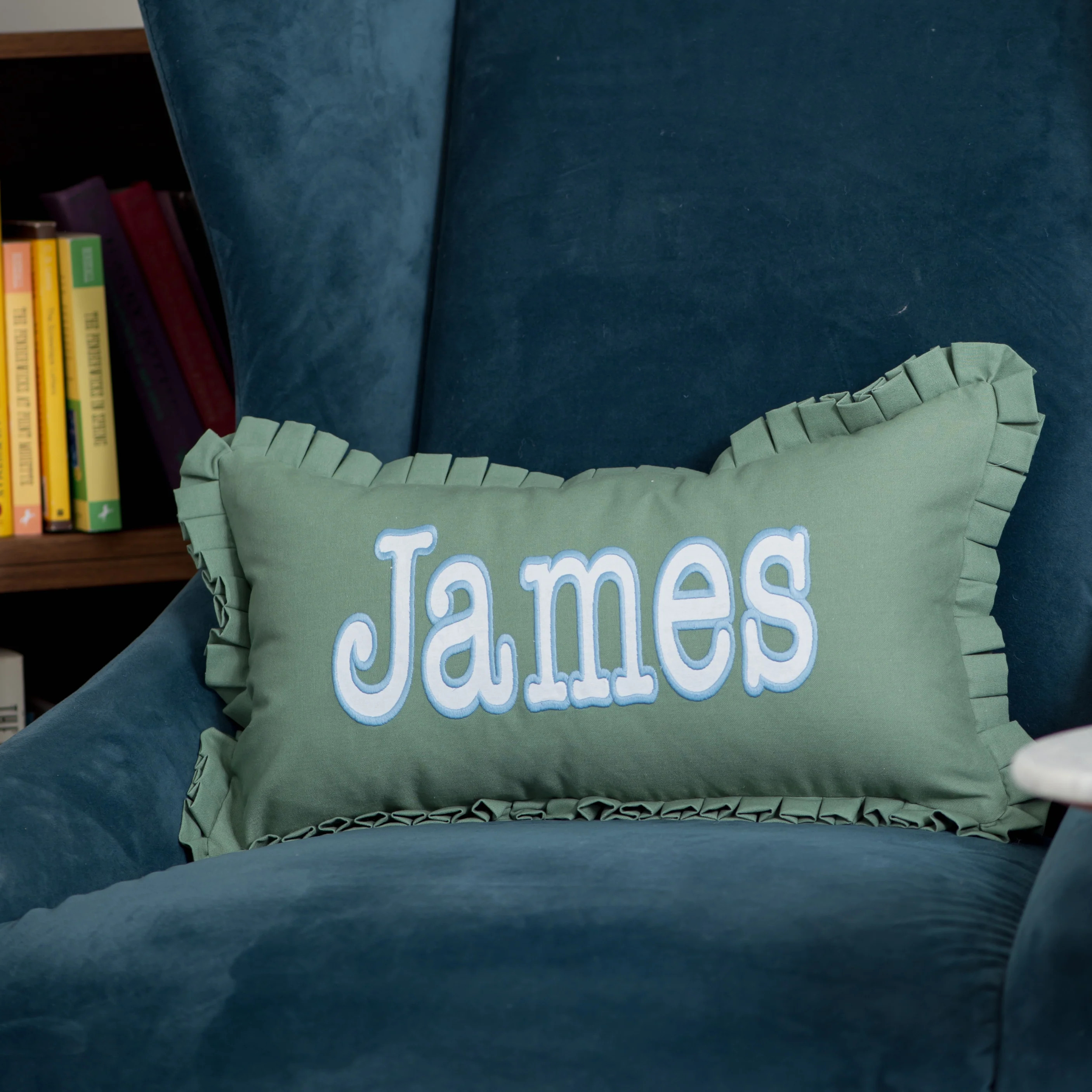 12x20 Box Pleat Pillow Cover | Rooney Embroidery