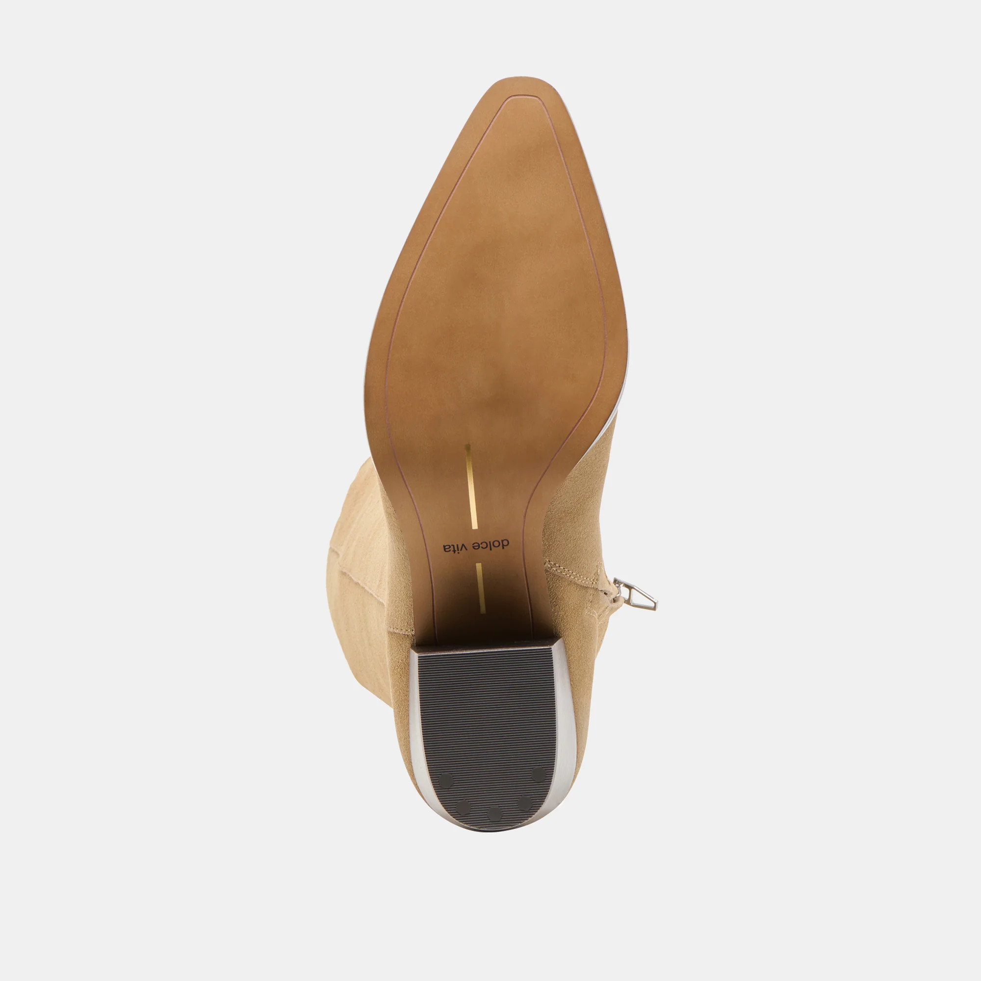 Virona H2O Waterproof Dk Taupe Suede Wide Calf Boots | Dolce Vita | DolceVita.com
