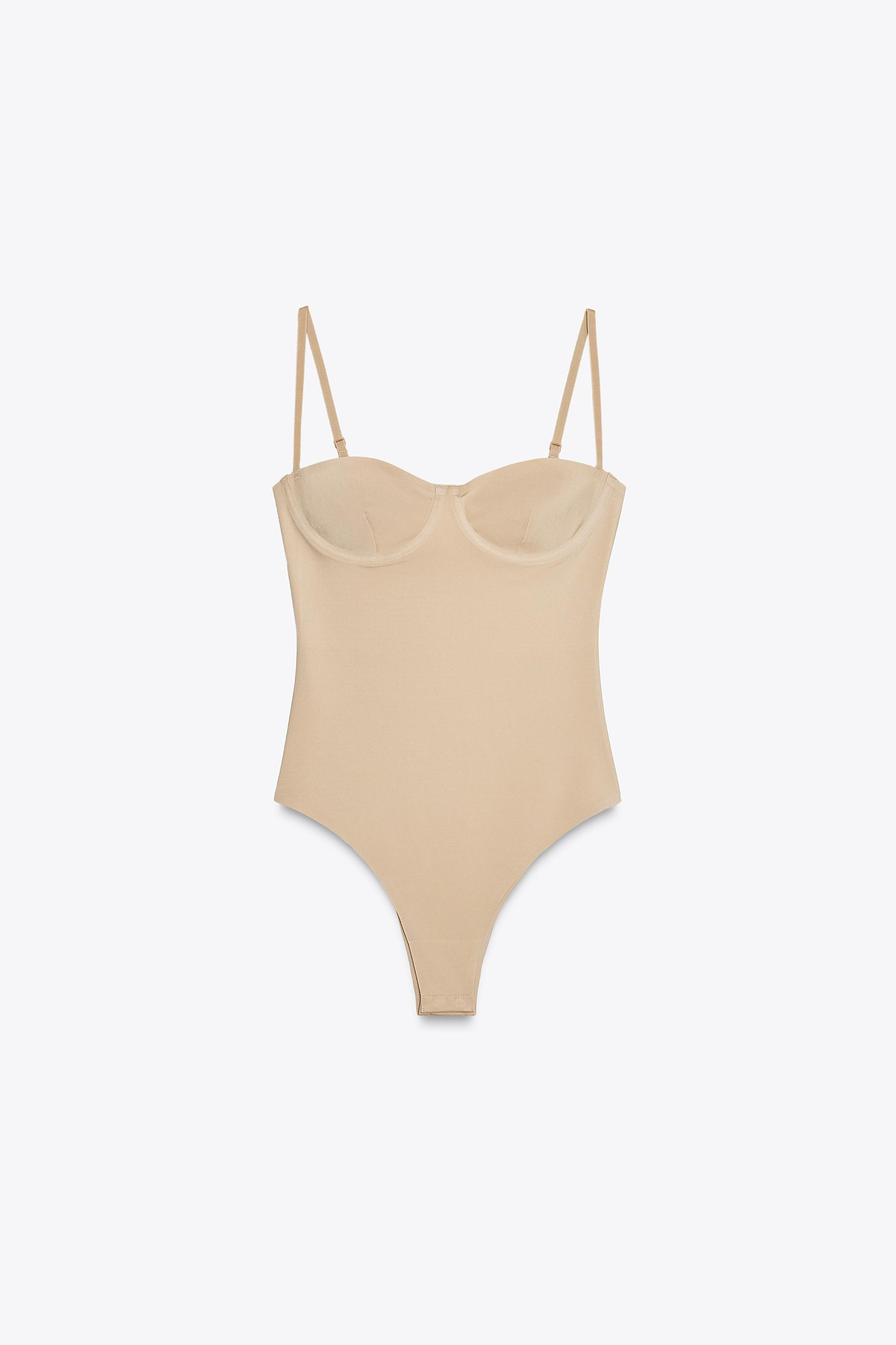 SATIN CAMISOLE BODYSUIT | Zara IT