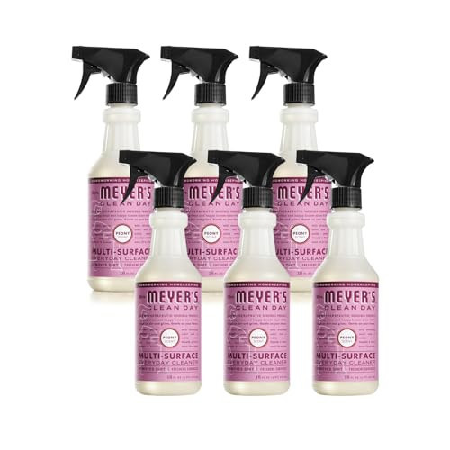 MRS. MEYER'S CLEAN DAY All-Purpose Cleaner Spray, Peony, 16 fl. oz - Pack of 6 | Amazon (US)