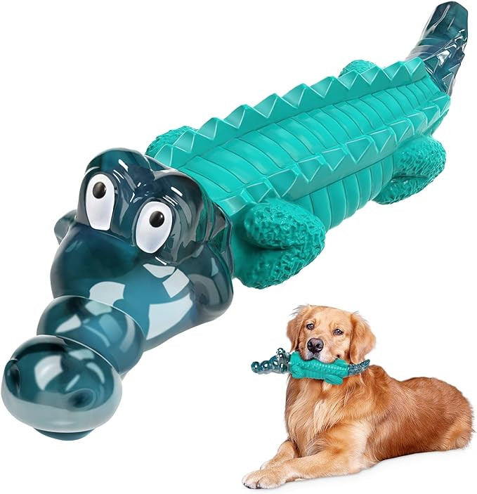 Dog Toys for Aggressive Chewers - Tough,Indestructible Dog Chew Toys for Large, Medium,Small Bree... | Amazon (US)