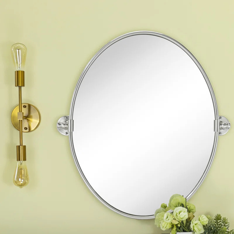 Luecinda Metal Oval Mirror | Wayfair North America