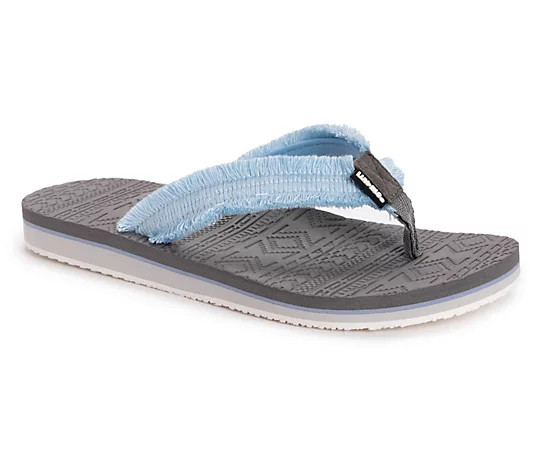LUKEES by MUK LUKS Women's Sand Dollar Sandals - QVC.com | QVC